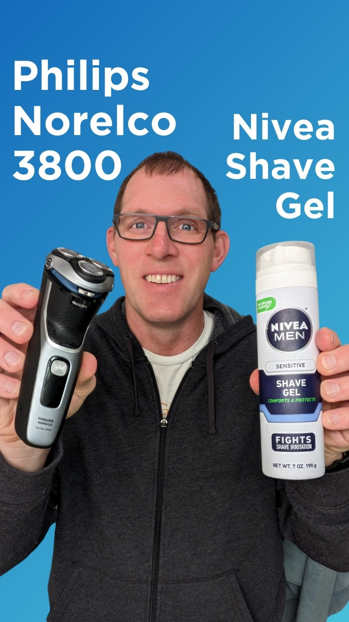 Philips Norelco 3800 and Nivea Shave Gel: A Winning Combo