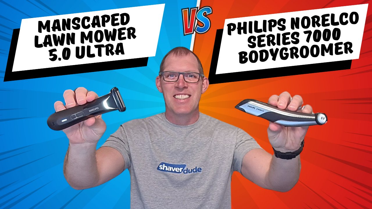 Manscaped Lawn Mower 5.0 Ultra vs Philips Norelco 7000 Bodygroomer